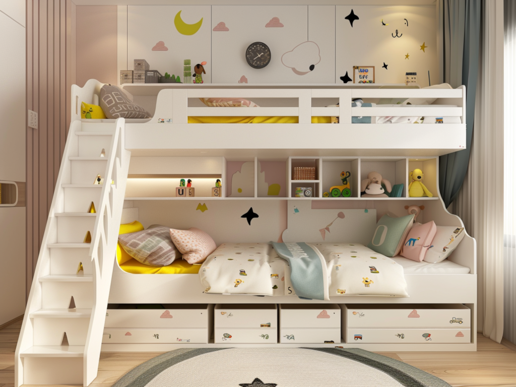 Najlepsze łóżka piętrowe z opcją przechowywania