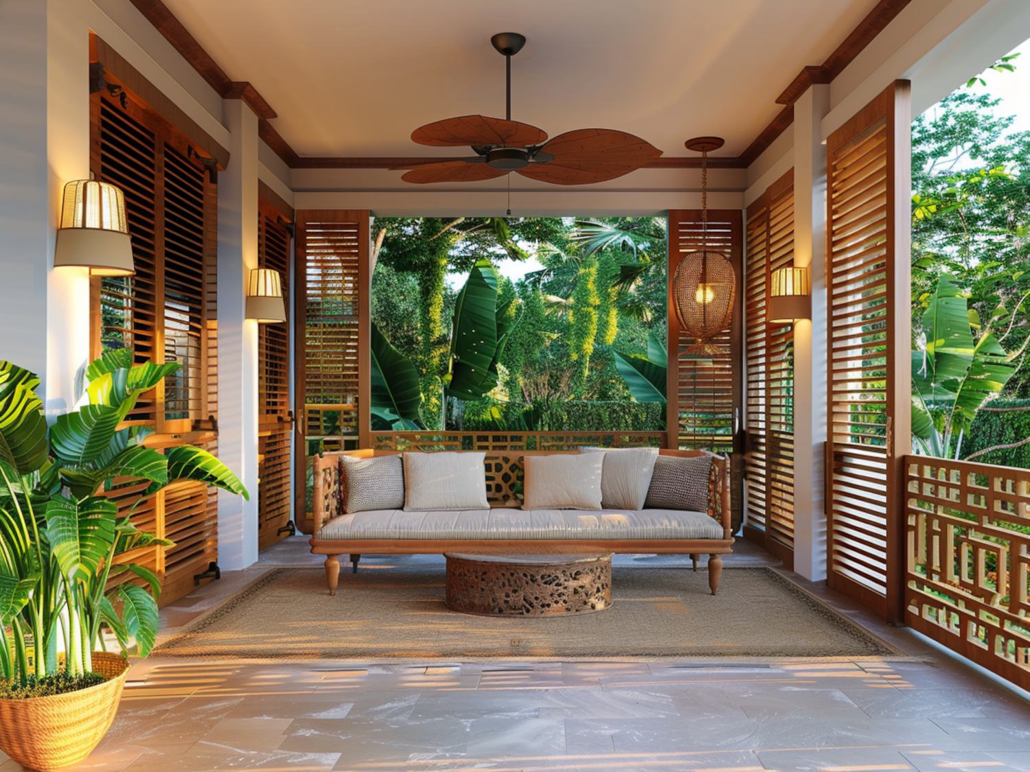 Jak urządzić ogród w stylu kolonialnym z lampami LED w ciepłych odcieniach