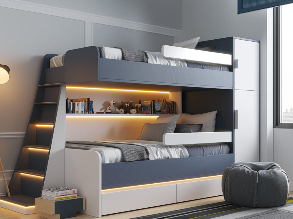 Najlepsze łóżka piętrowe z opcją przechowywania