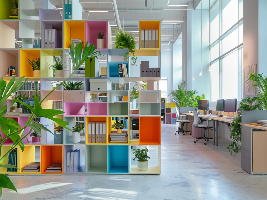 Ranking: Najlepsze regały modułowe do przestrzeni coworkingowych.