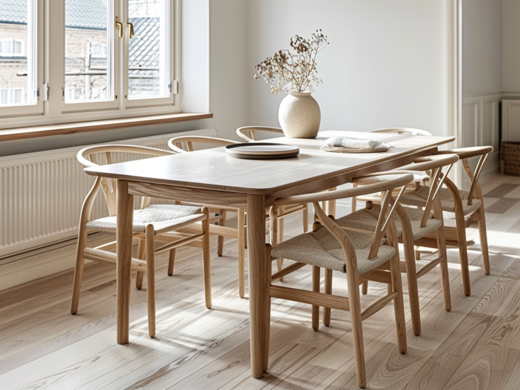 Jak wybrać trwałe meble skandynawskie do przestrzeni jadalnych