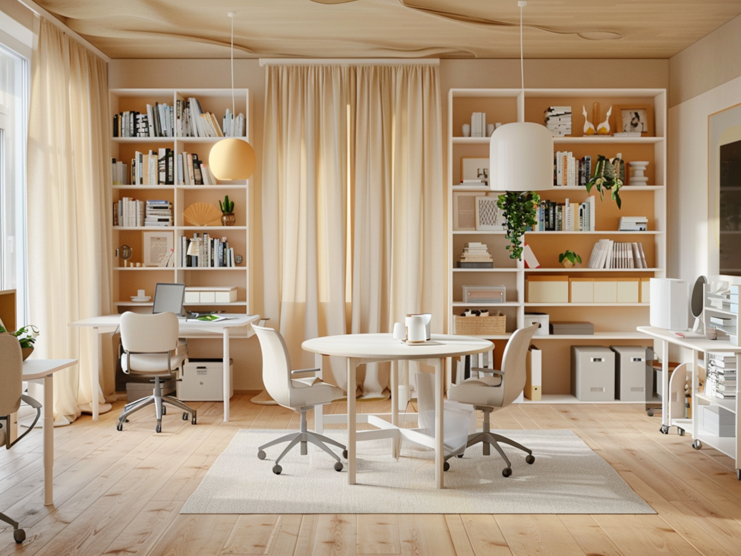 Jak zaprojektować przestrzeń coworkingową w domowym biurze
