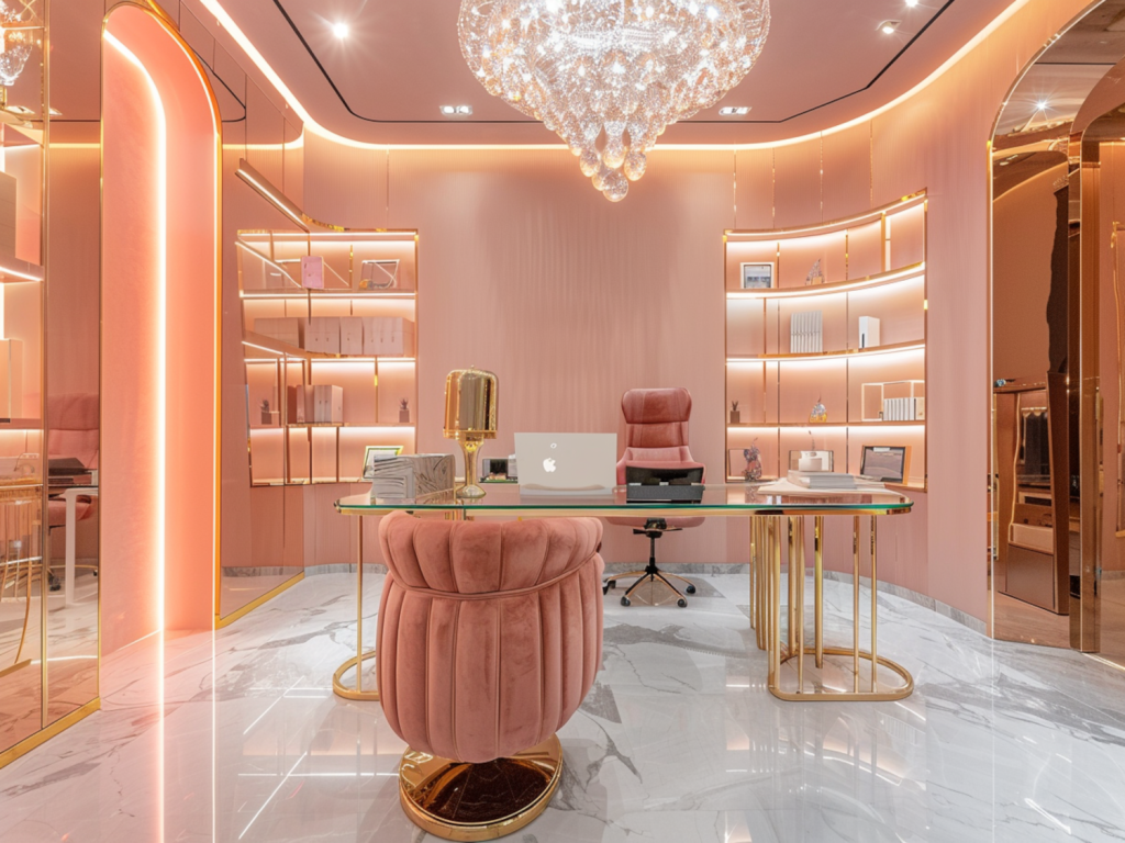 Jak dopasować oświetlenie LED do przestrzeni biurowych w stylu glamour