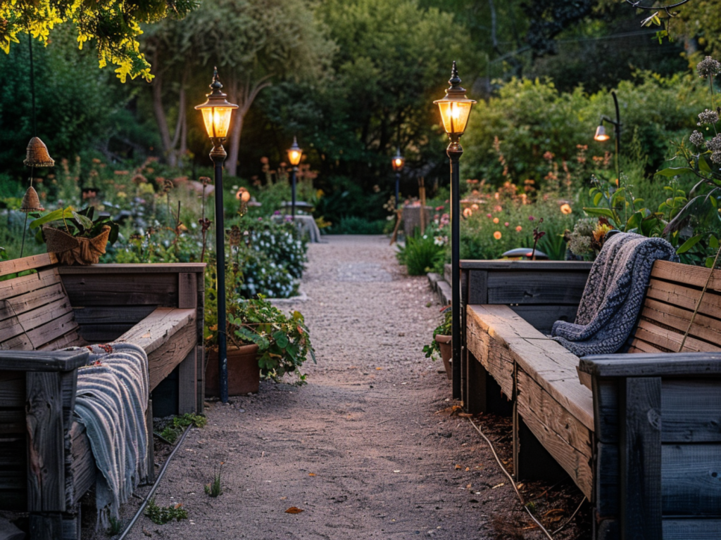 Jak stworzyć funkcjonalny ogród z lampami stojącymi