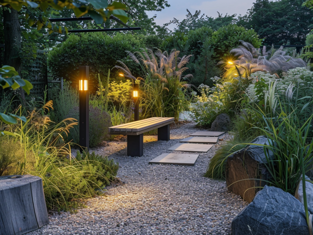 Jak stworzyć funkcjonalny ogród z lampami stojącymi