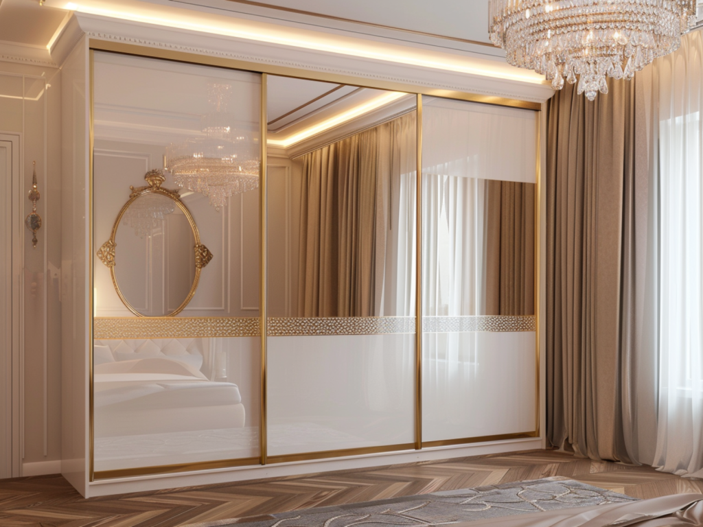Jakie szafy przesuwnych drzwi najlepiej sprawdzają się w przestrzeniach w stylu glamour?