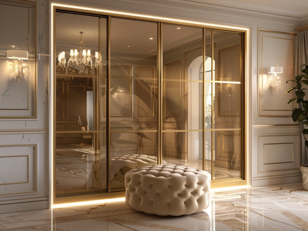  Jakie szafy przesuwnych drzwi najlepiej sprawdzają się w przestrzeniach w stylu glamour?