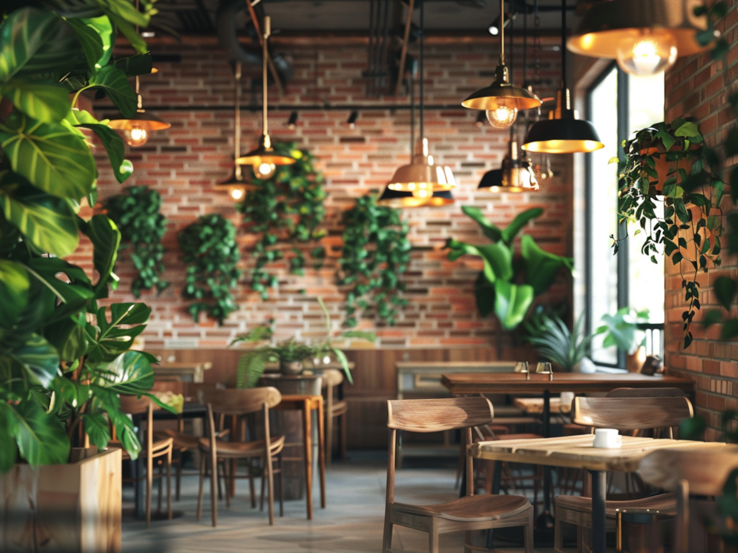 10 inspiracji na urządzenie wnętrz kawiarni z naturalnymi akcentami