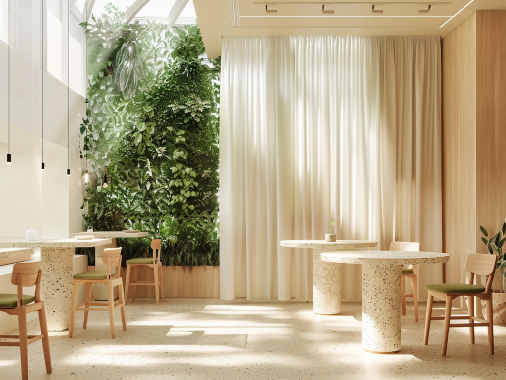 10 inspiracji na urządzenie wnętrz kawiarni z naturalnymi akcentami