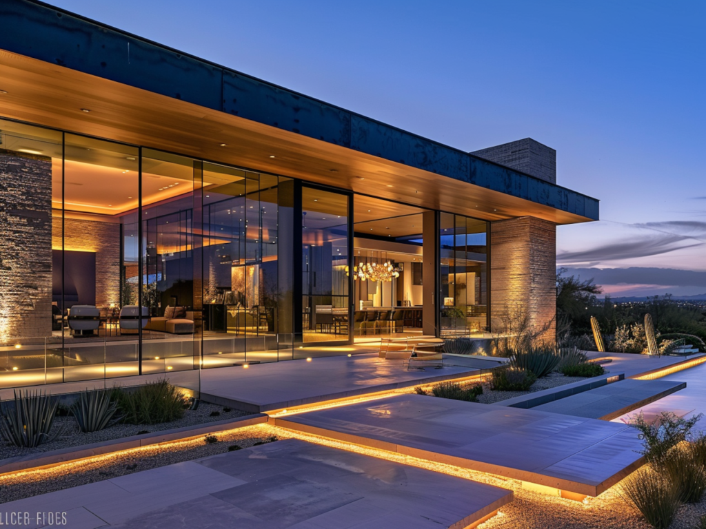 Jakie lampy elewacyjne najlepiej sprawdzą się w domach z dużymi przeszklonymi fasadami