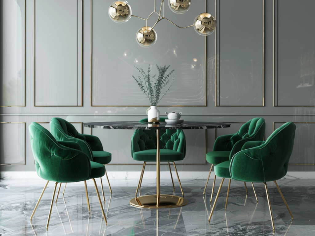 Najlepsze krzesła w stylu glamour