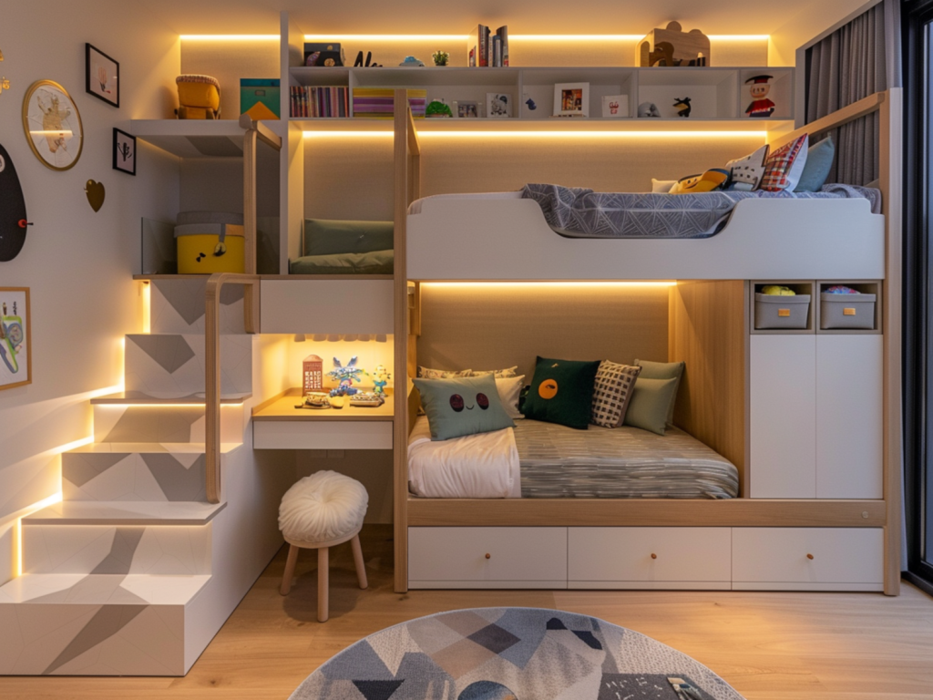 Najlepsze łóżka piętrowe z biurkiem na 2025 rok.