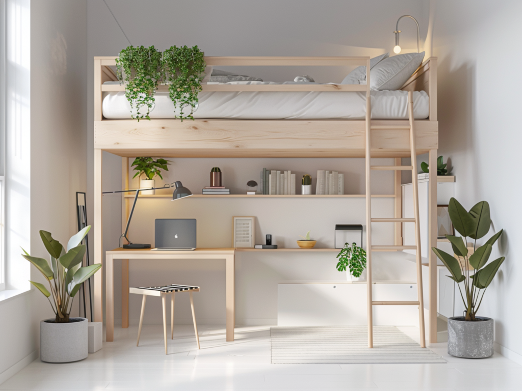 Najlepsze łóżka piętrowe z biurkiem na 2025 rok.