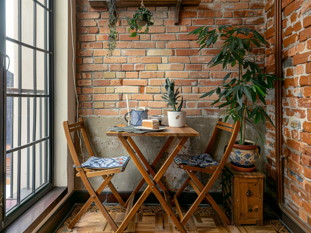 10 inspiracji na urządzenie małej jadalni z meblami składanymi