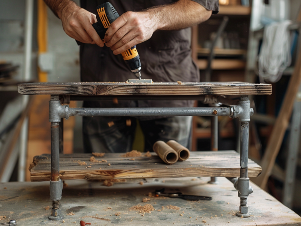 Jak stworzyć regał DIY z rur hydraulicznych