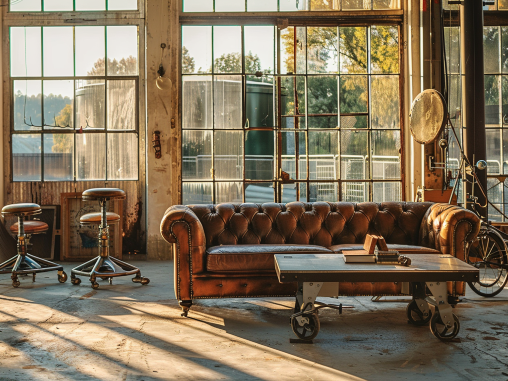 Jakie materiały dominują w projektowaniu mebli industrialnych